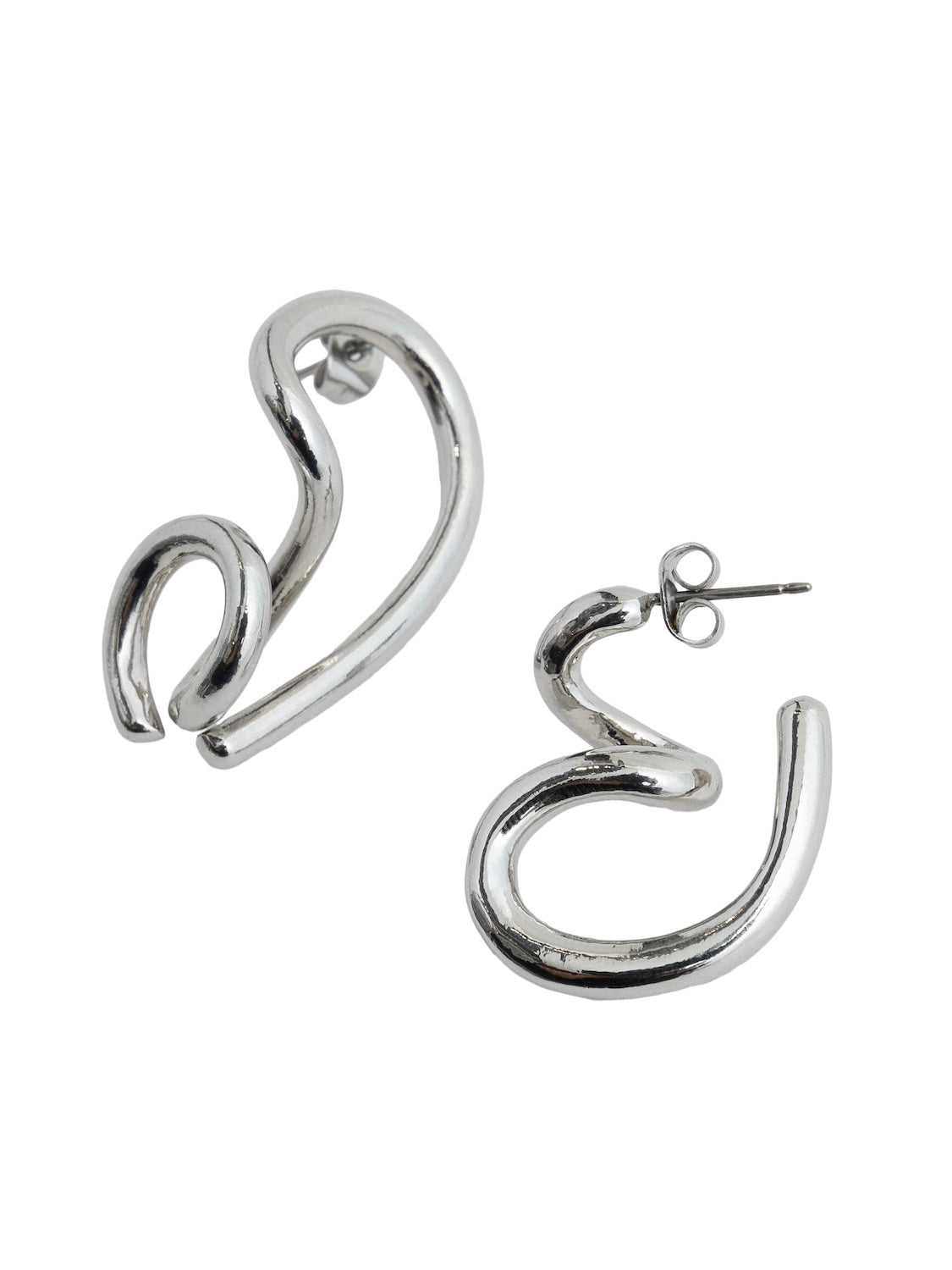 Asymmetrical Design Earrings