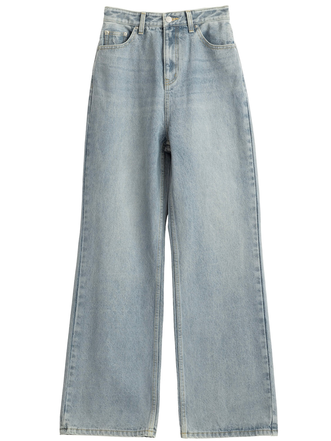 ウォッシュ ワイド プレーン Denim
