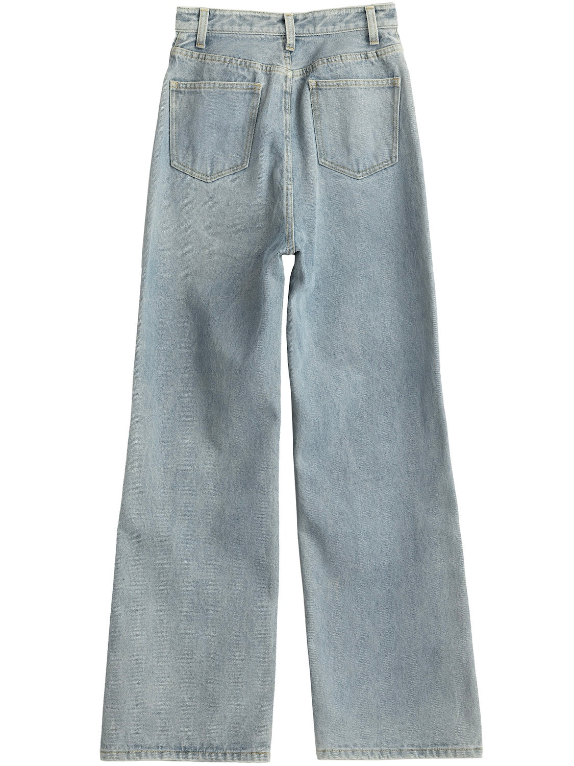 ウォッシュ ワイド プレーン Denim