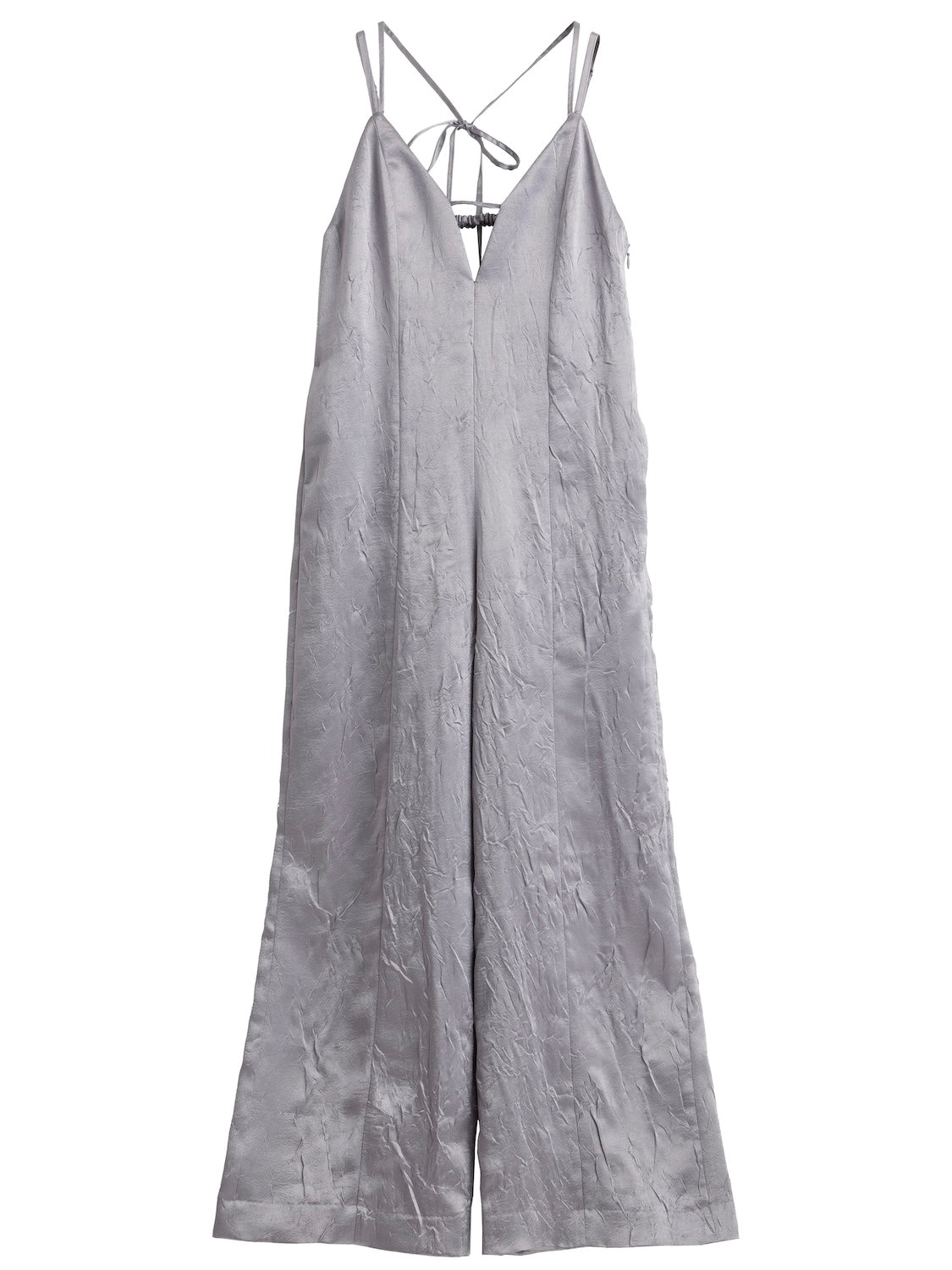 Glossy Washer Satin Romper