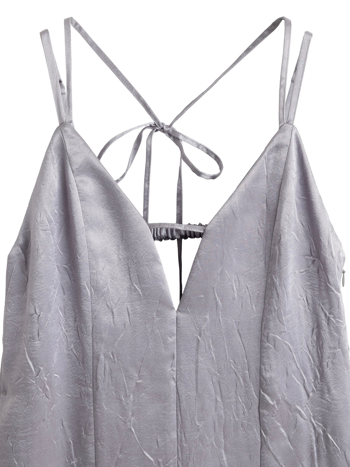 Glossy Washer Satin Romper