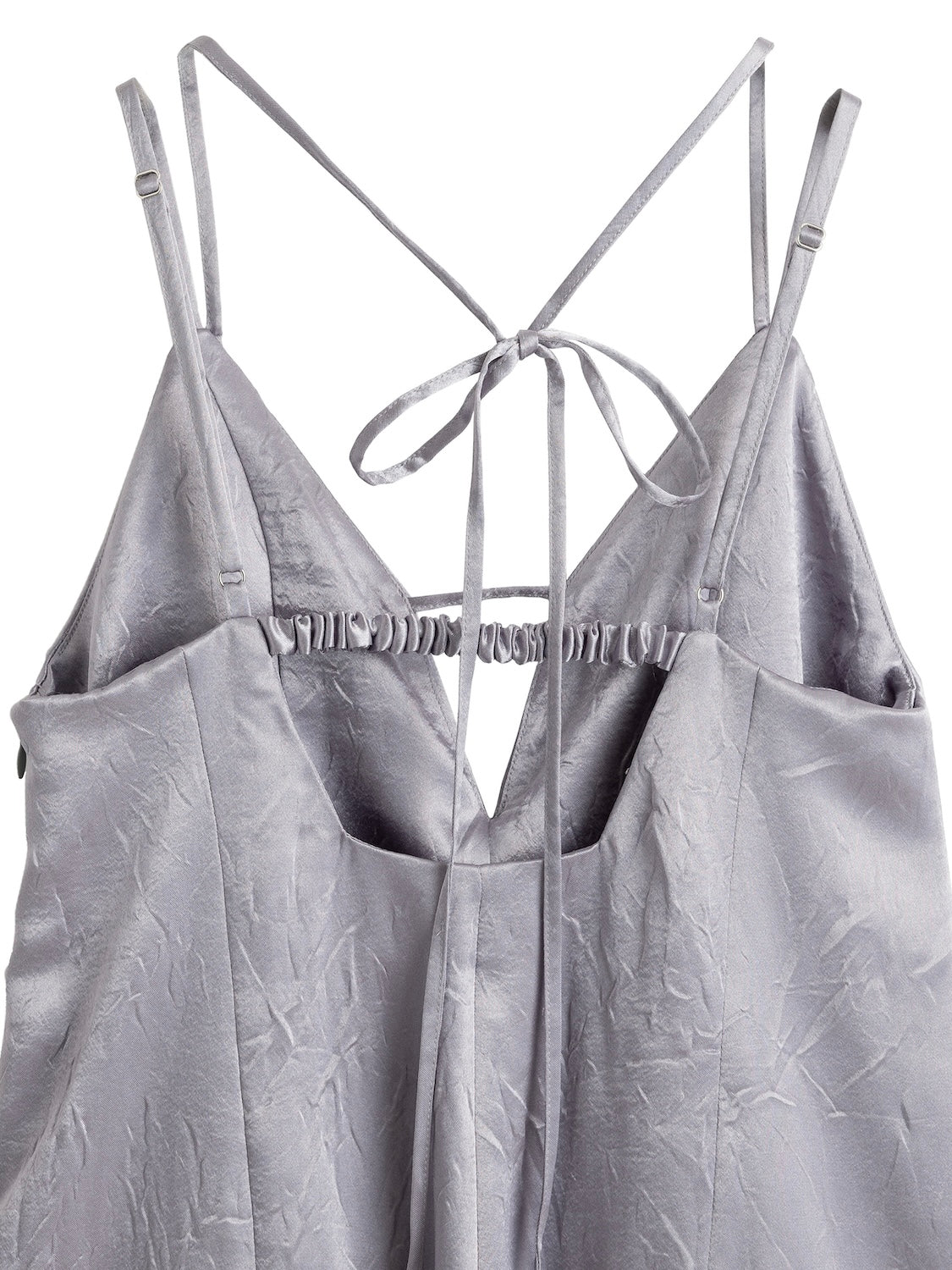 Glossy Washer Satin Romper