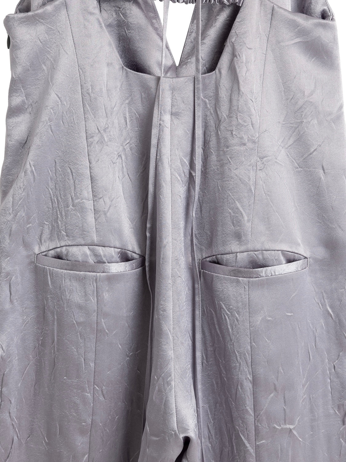 Glossy Washer Satin Romper