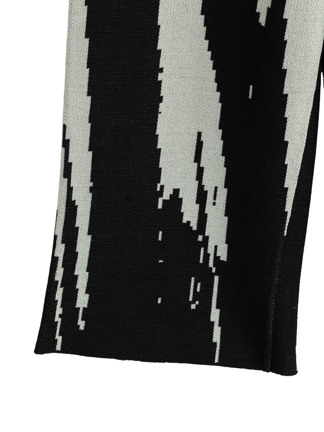 Pixel design knit pants