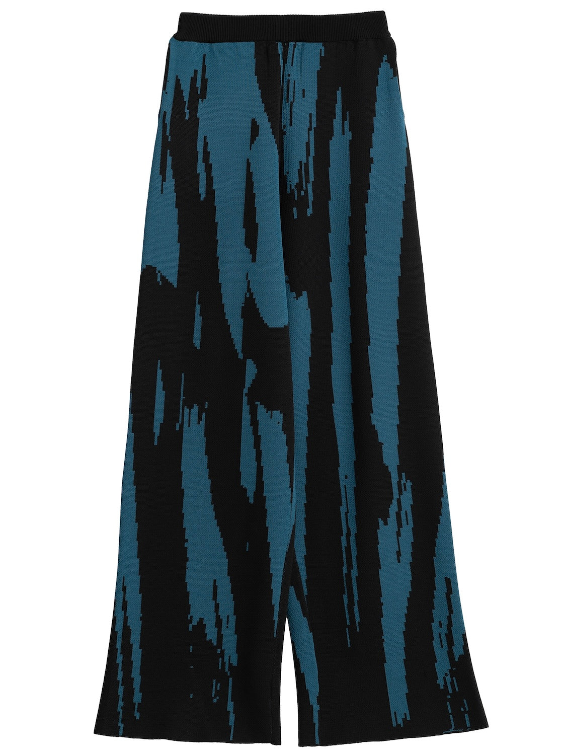 Pixel design knit pants