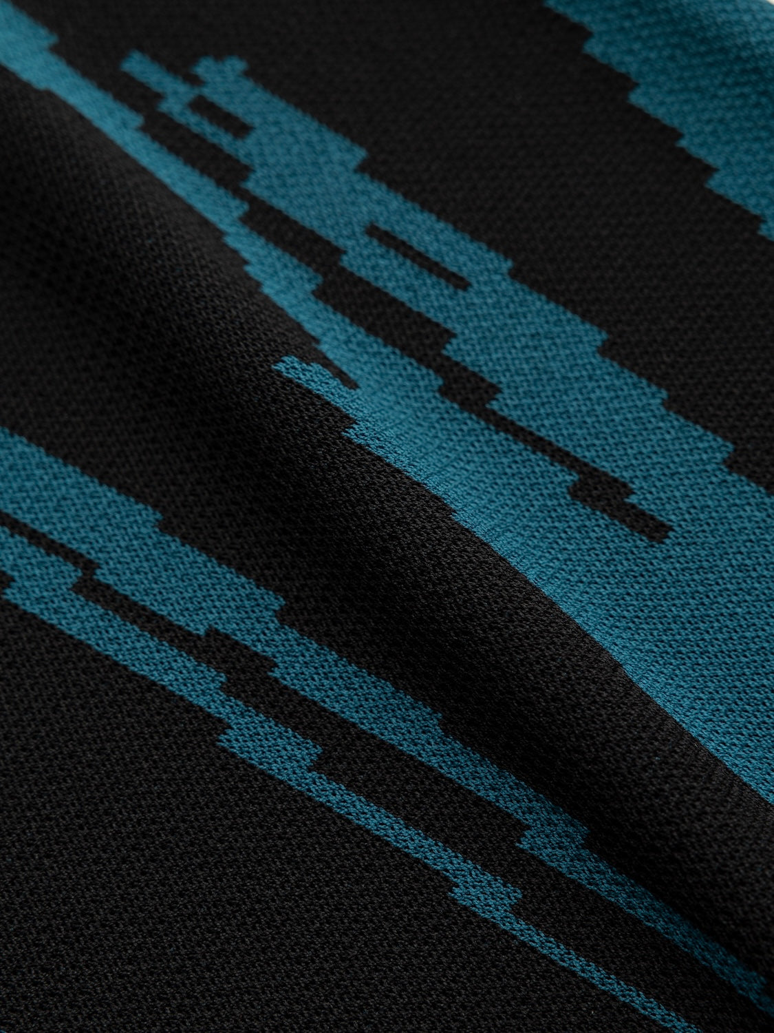 Pixel design knit pants