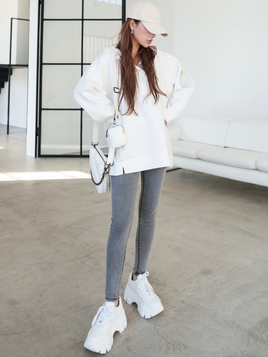 Stretch Gray Skinny