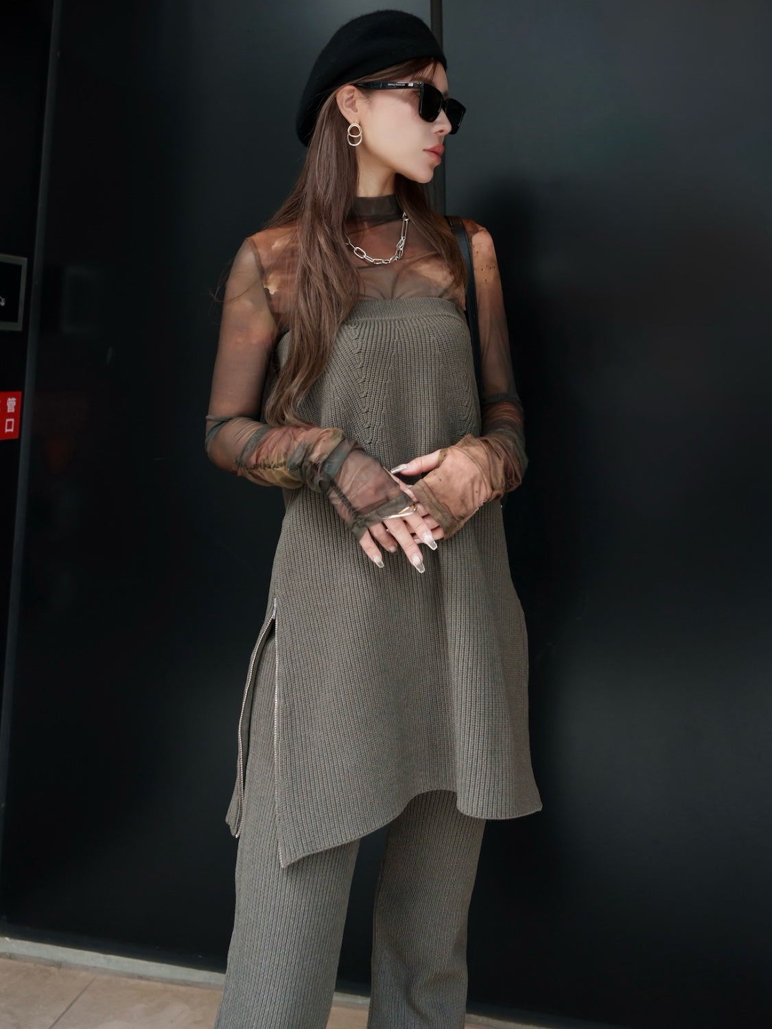 Bear Tunic Knit Setup