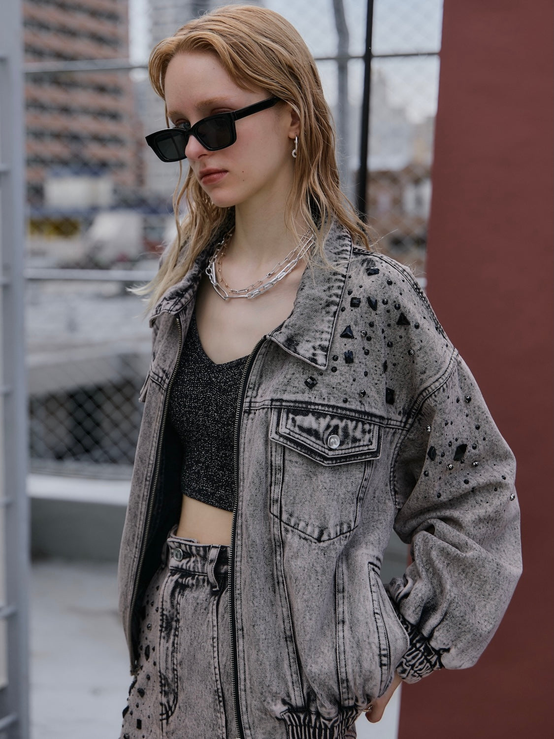 グラデストーン DENIM ブルゾン