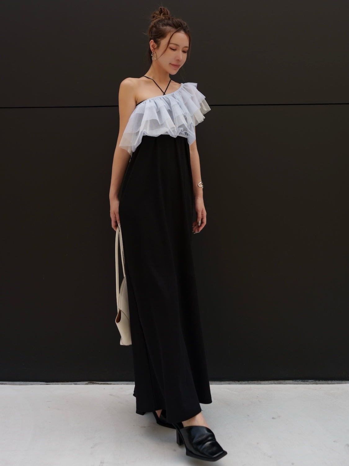Glitter Tulle Layered One-piece
