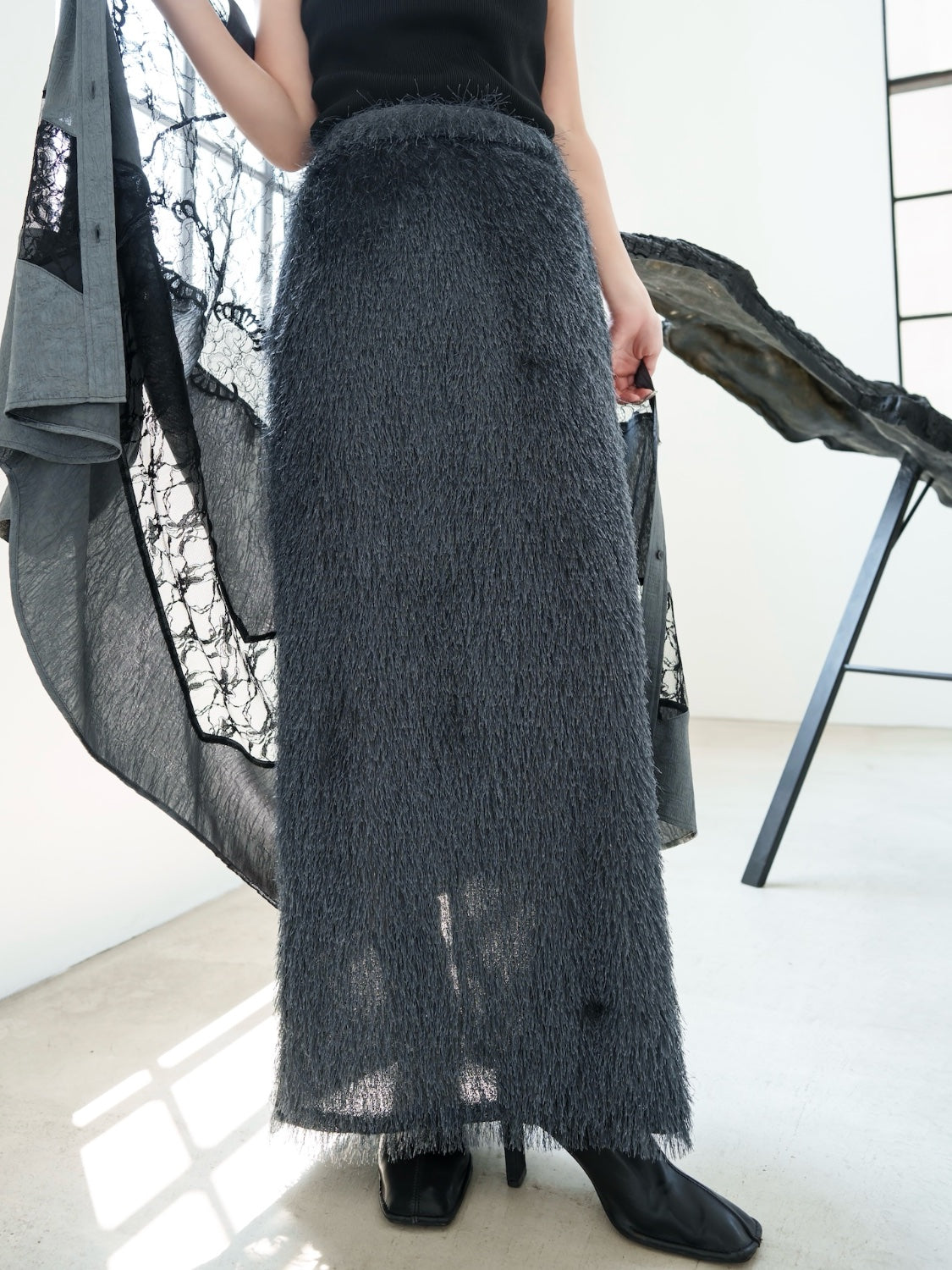 MODEL:159cm<br>COLOR:チャコール