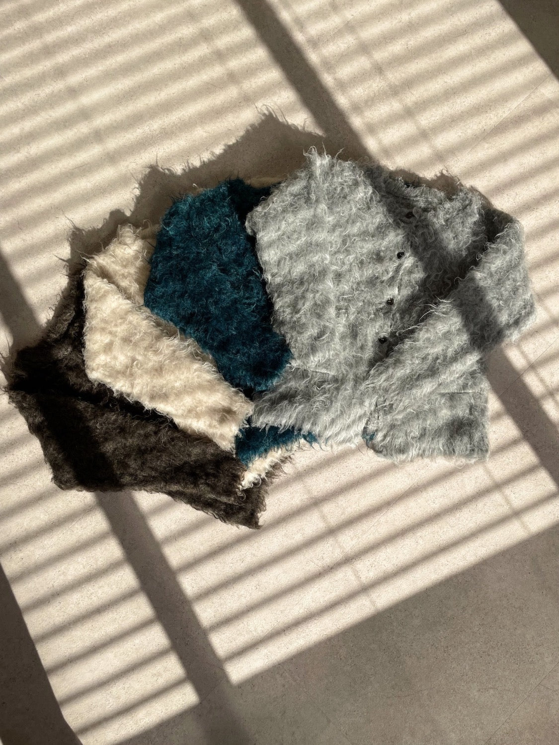 Wool Fur Cardigan