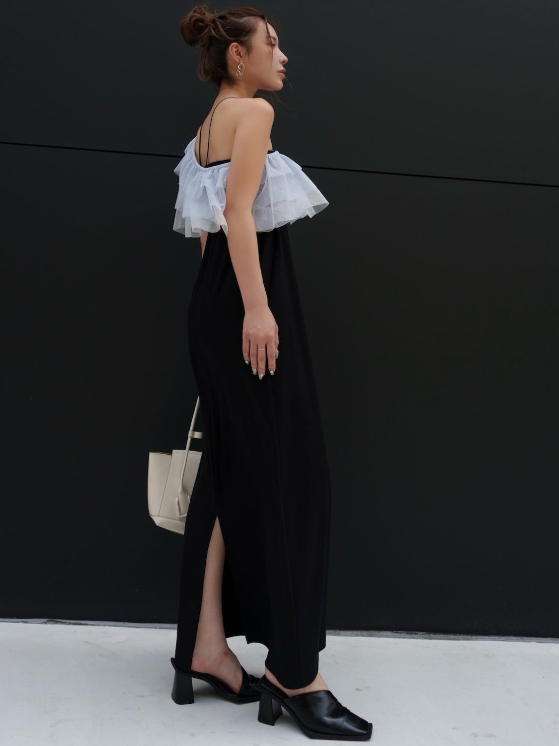Glitter Tulle Layered One-piece