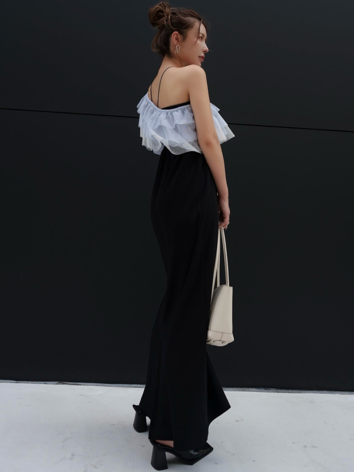 Glitter Tulle Layered One-piece