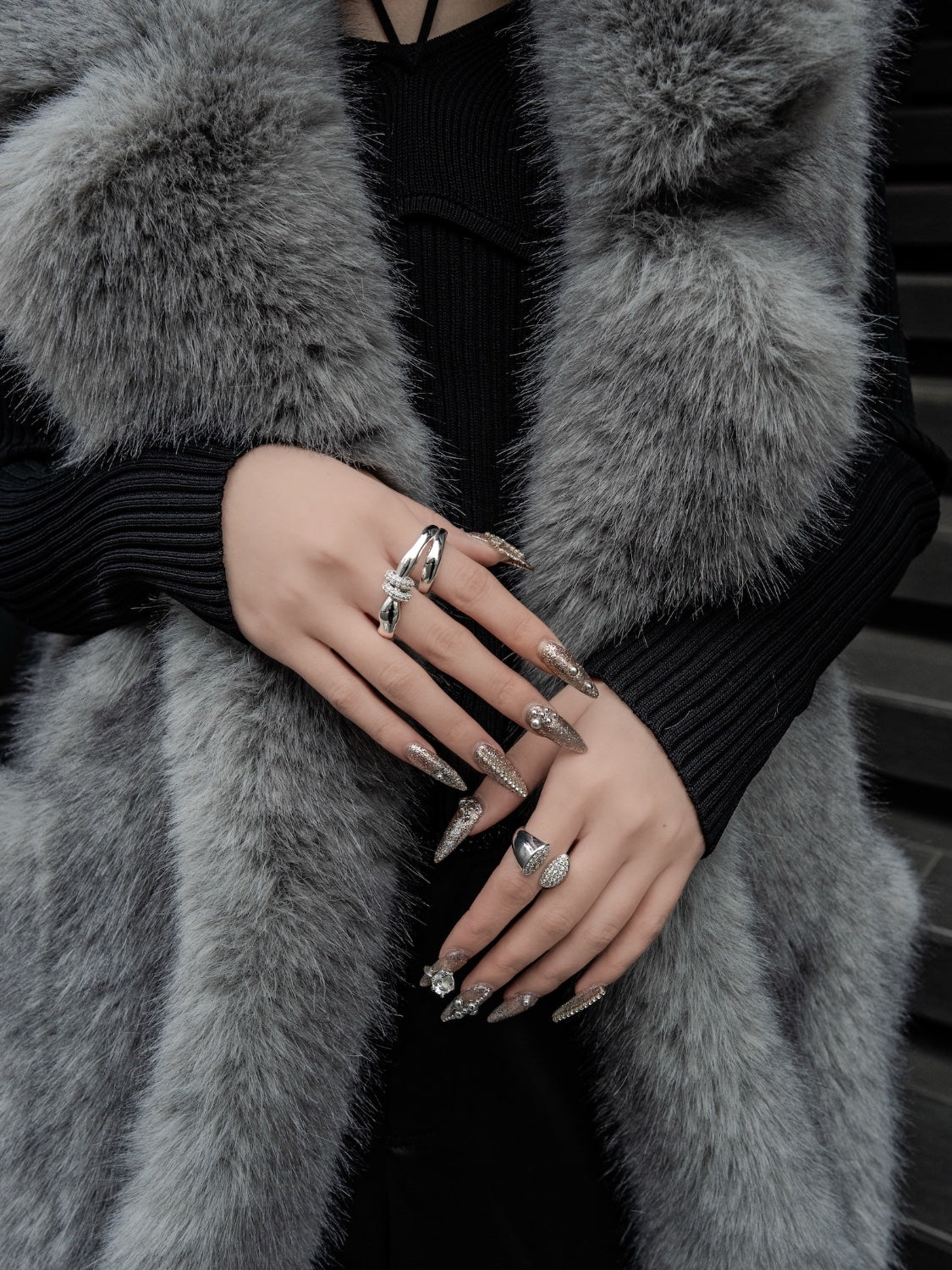 パヴェチャーム NUANCE Twin リング