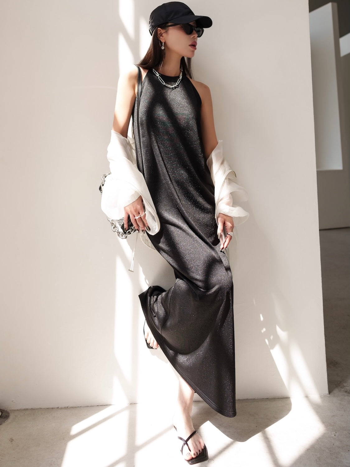 MODEL:159cm<br>COLOR:ブラック