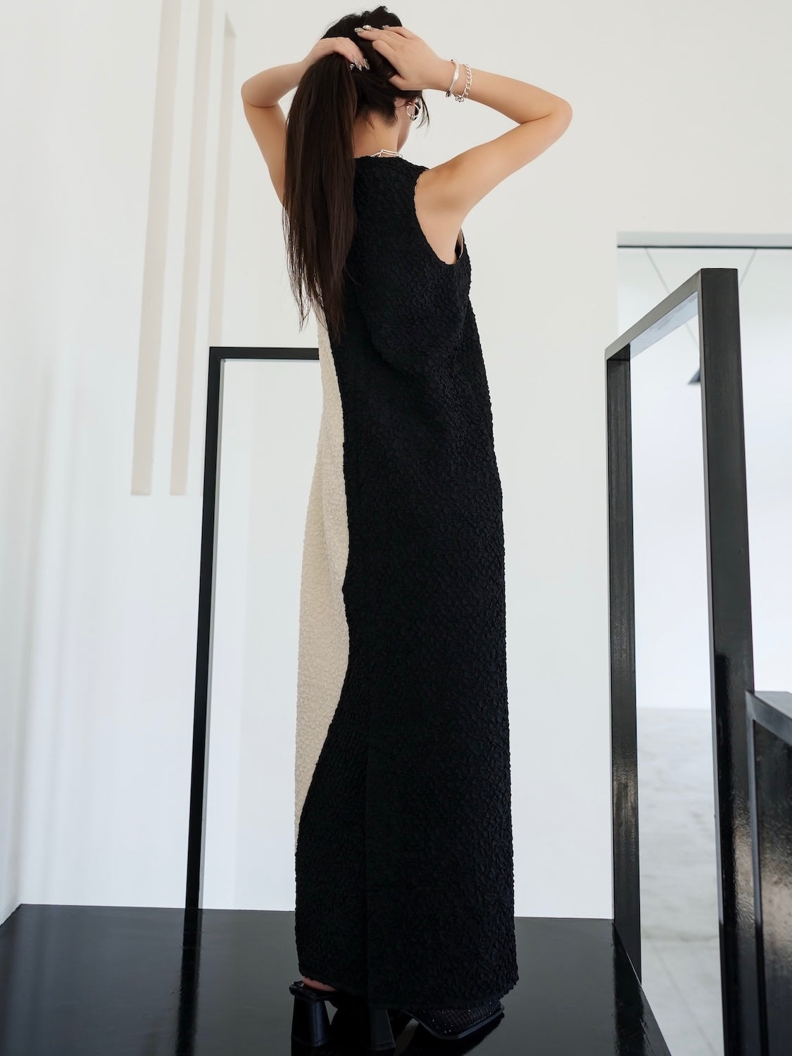 Wave バイカラー ワンピース