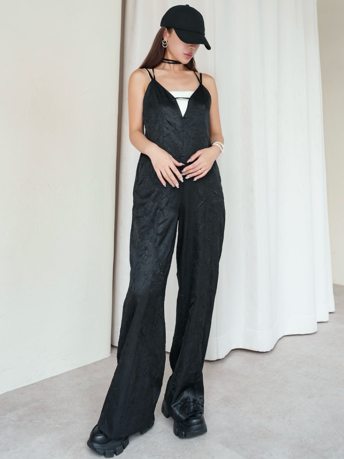 MODEL:159cm<br>COLOR:ブラック