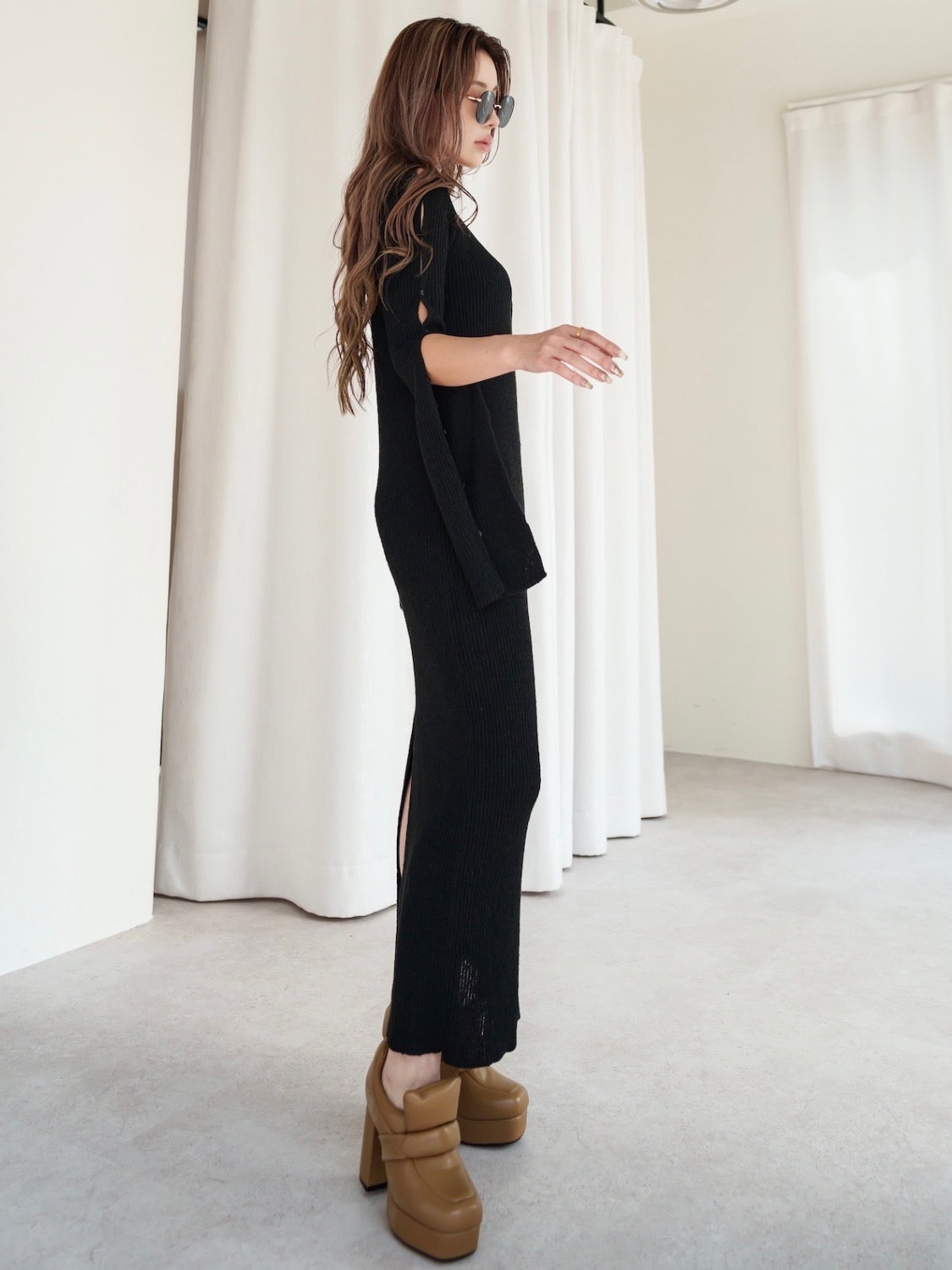 Padded High-heel Loafers