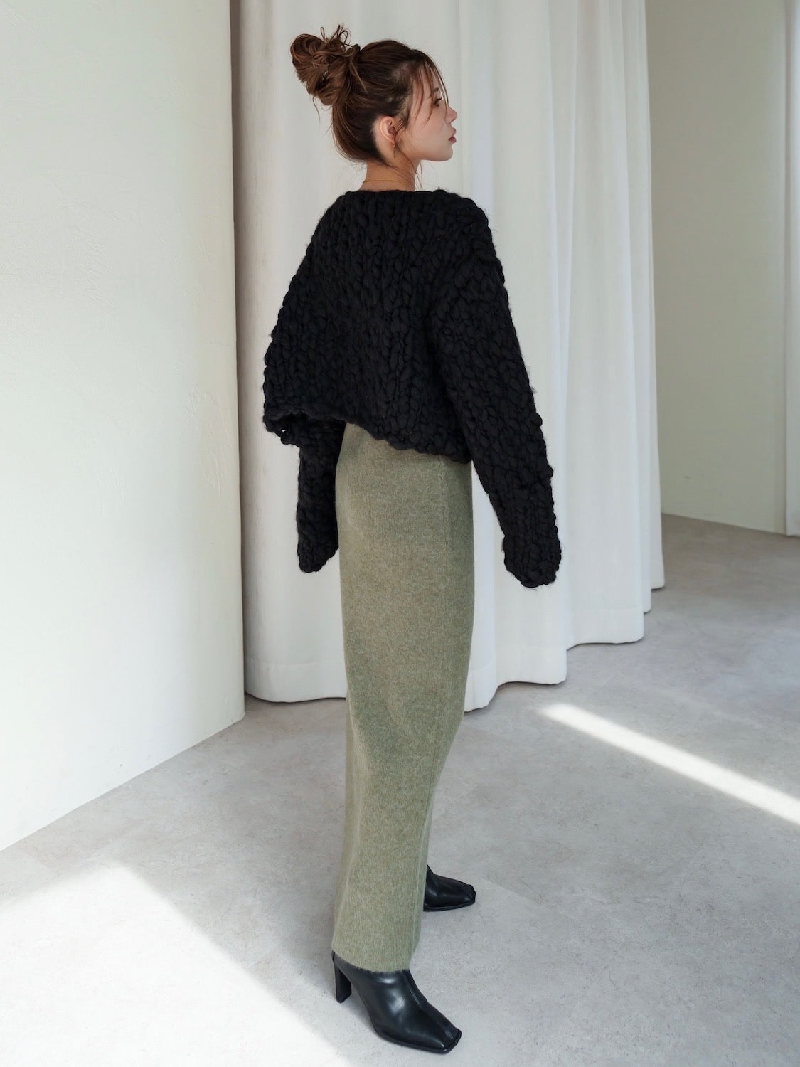 ビッグスラブ クロップド Cardigan