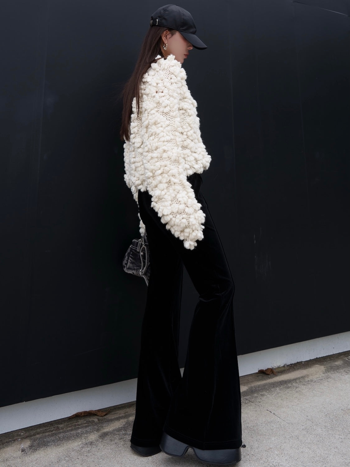 Wool Hand KNIT プルオーバー