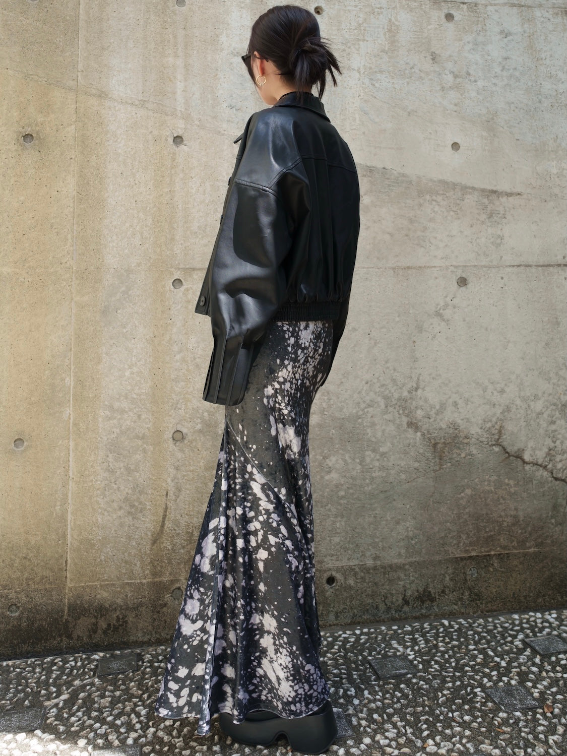 レオパード CRASH VELOUR マーメイドスカート