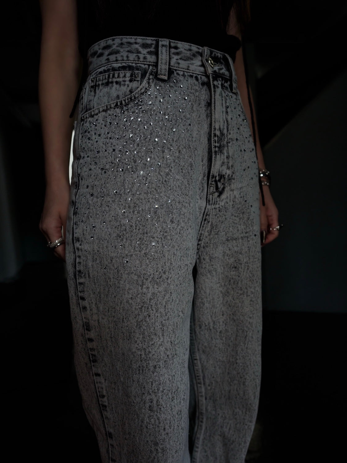 グラデストーン ストレート DENIM