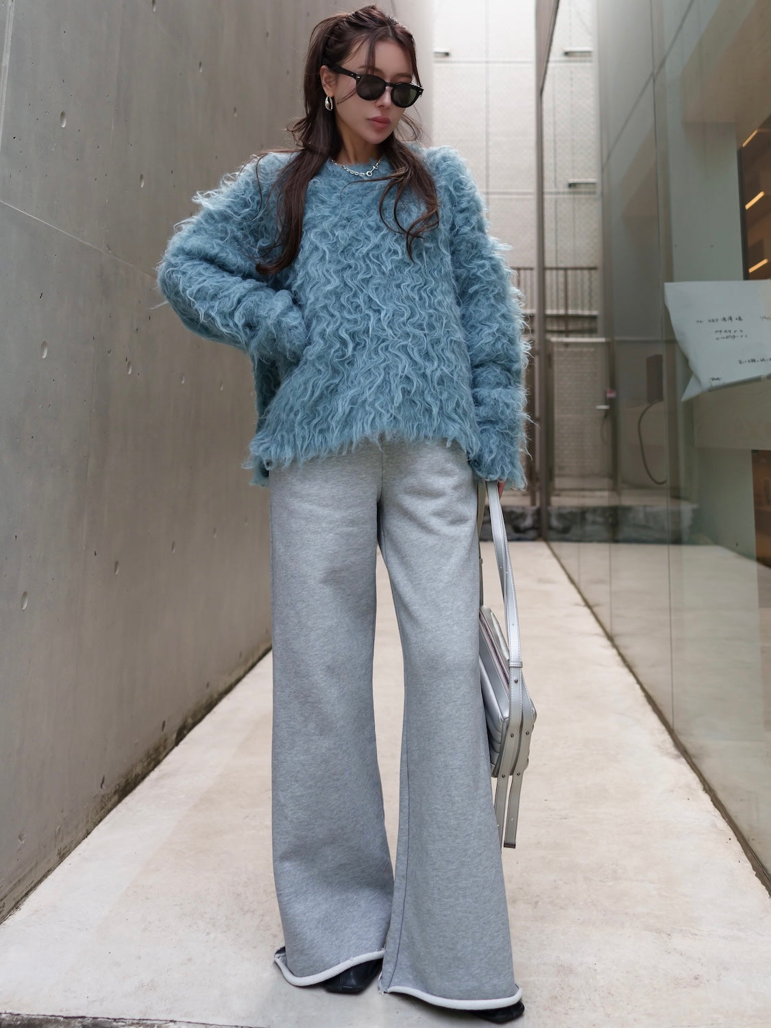 MODEL:159cm<br>COLOR:シルバー