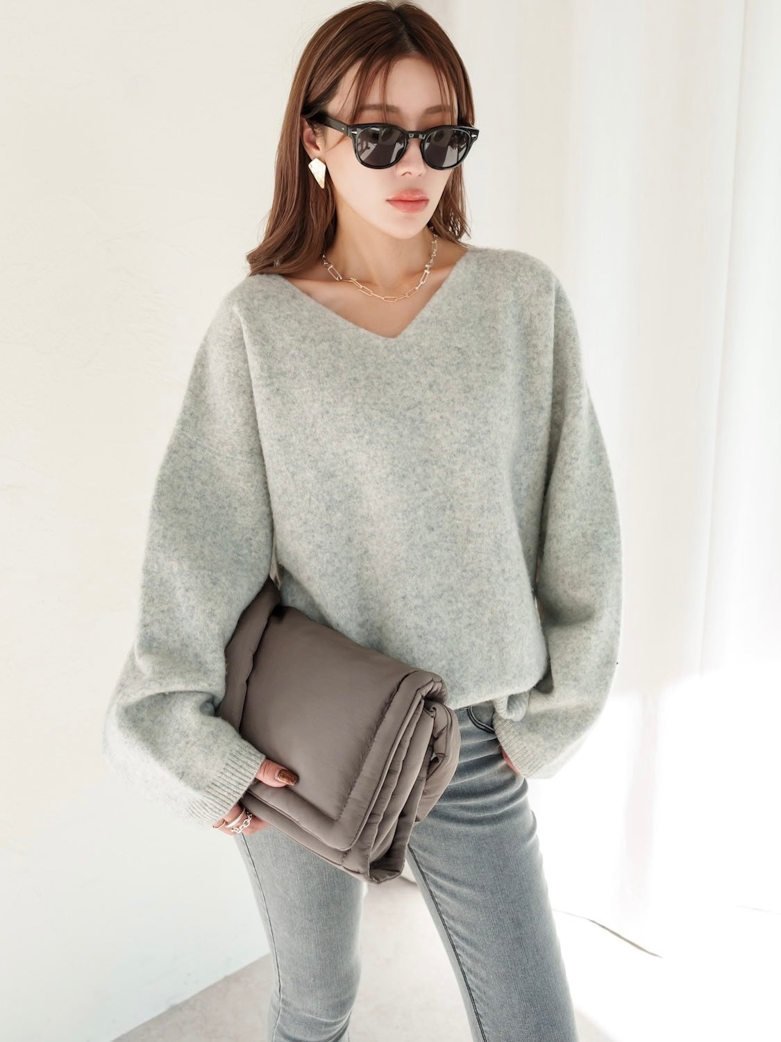 Puffer Nylon Shoulder Bag