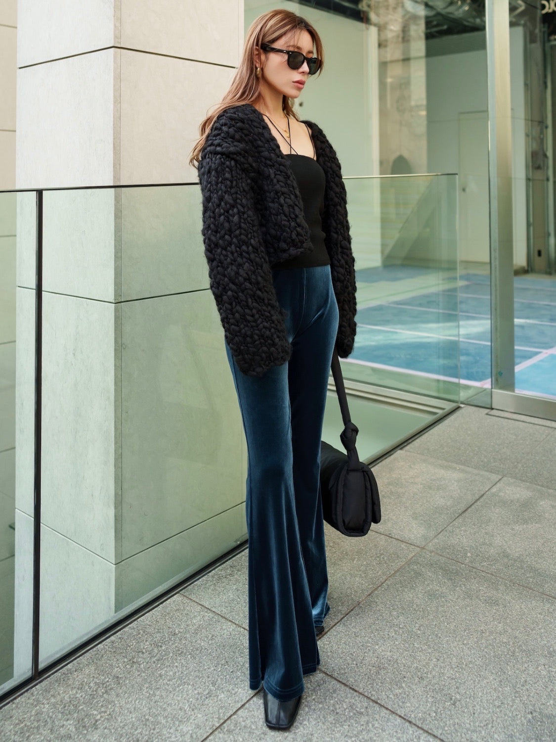 ビッグスラブ クロップド Cardigan