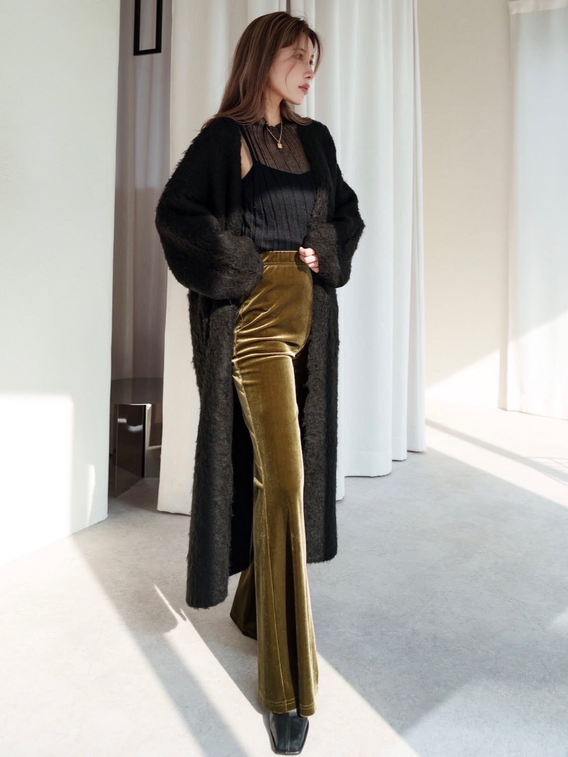 Wool Long Cardigan