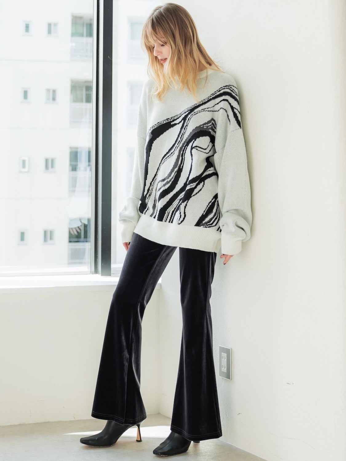 MODEL:175cm<br>着用サイズ:1<br>COLOR:ホワイト