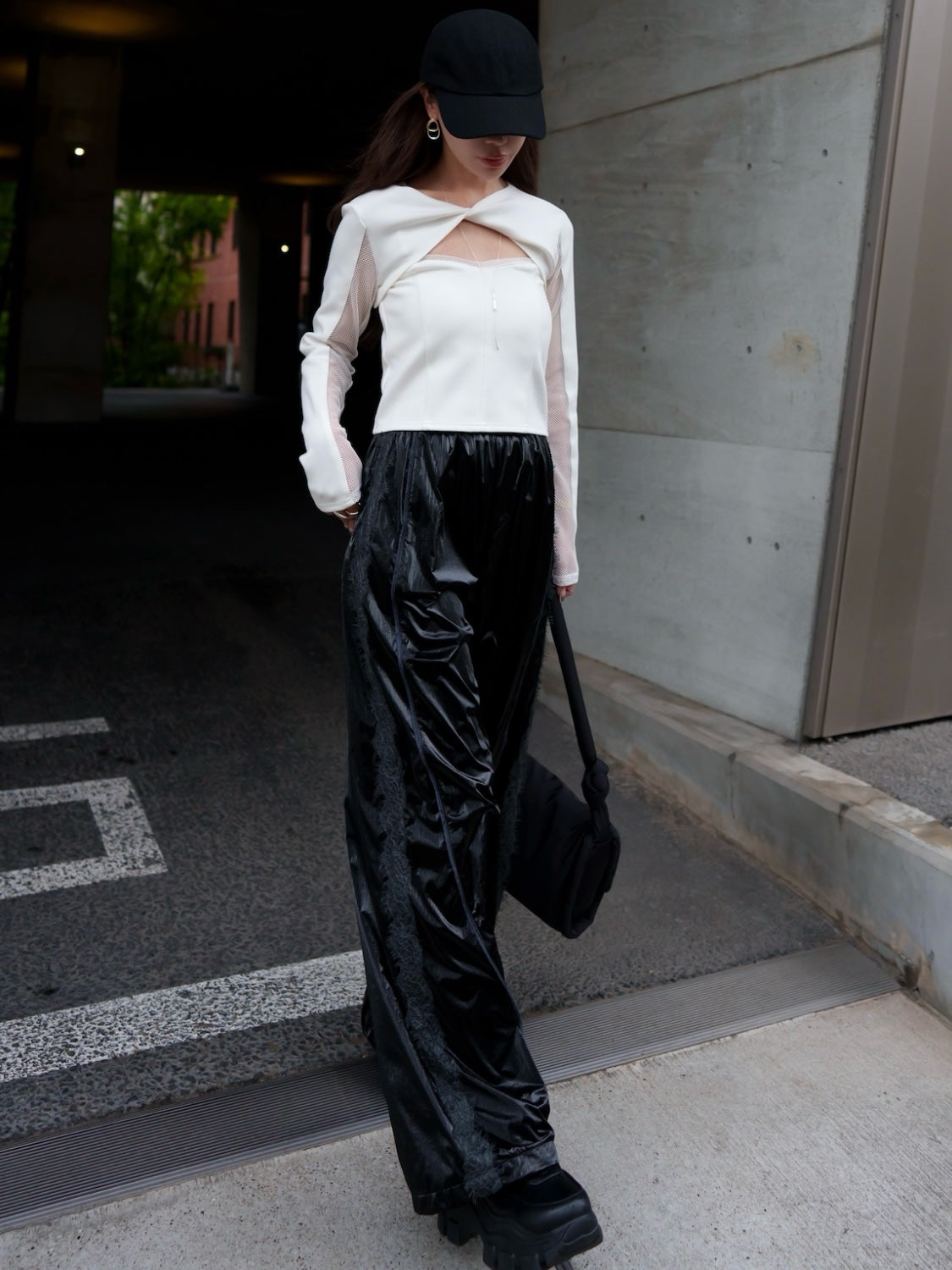MODEL:159cm<br>COLOR:ブラック