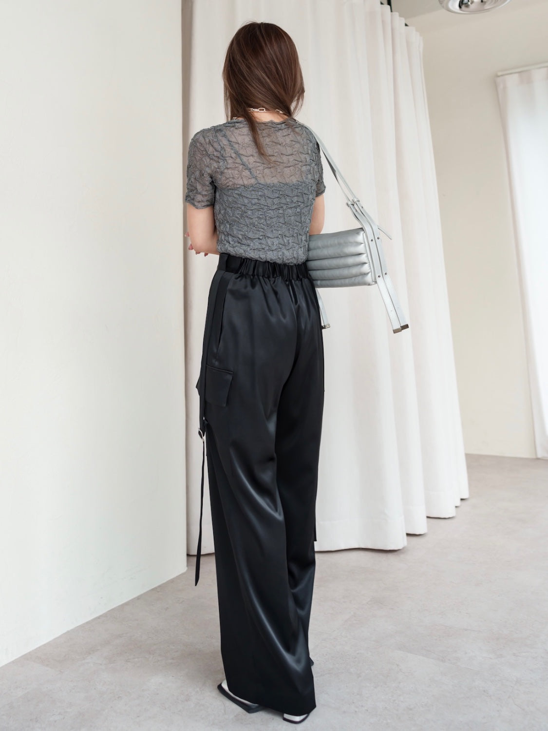 ランダムニット Sheer トップス