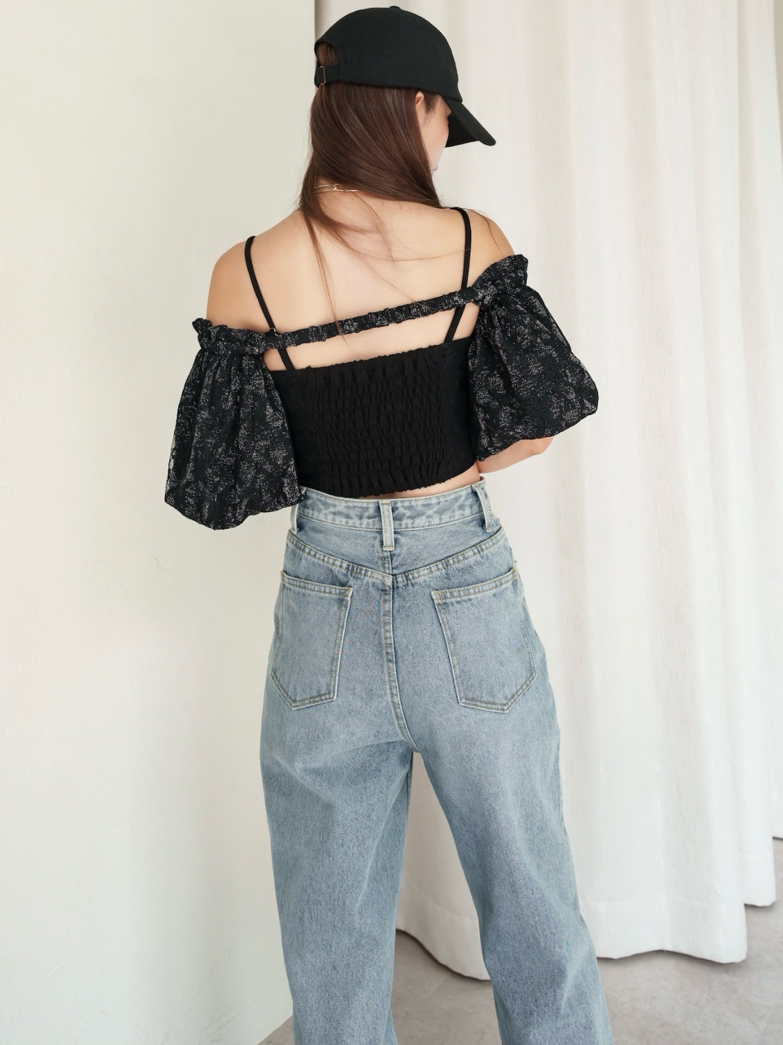 ウォッシュ ワイド プレーン Denim