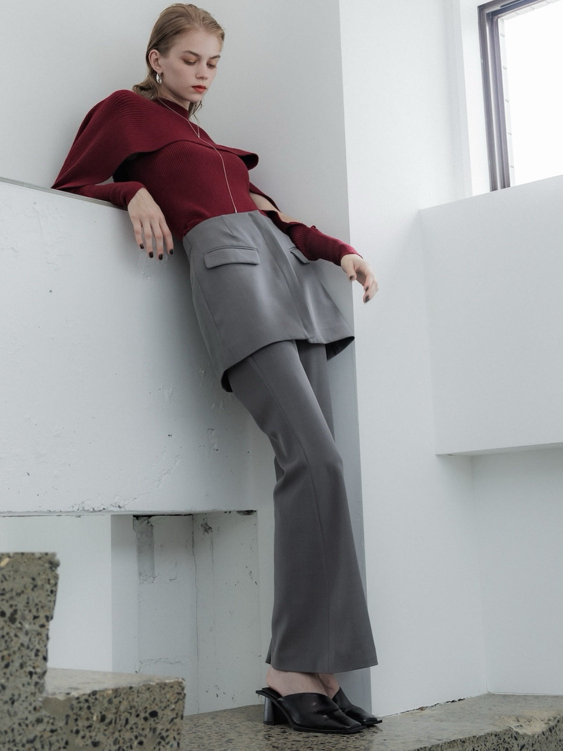 MODEL:175cm<br>COLOR:レッド