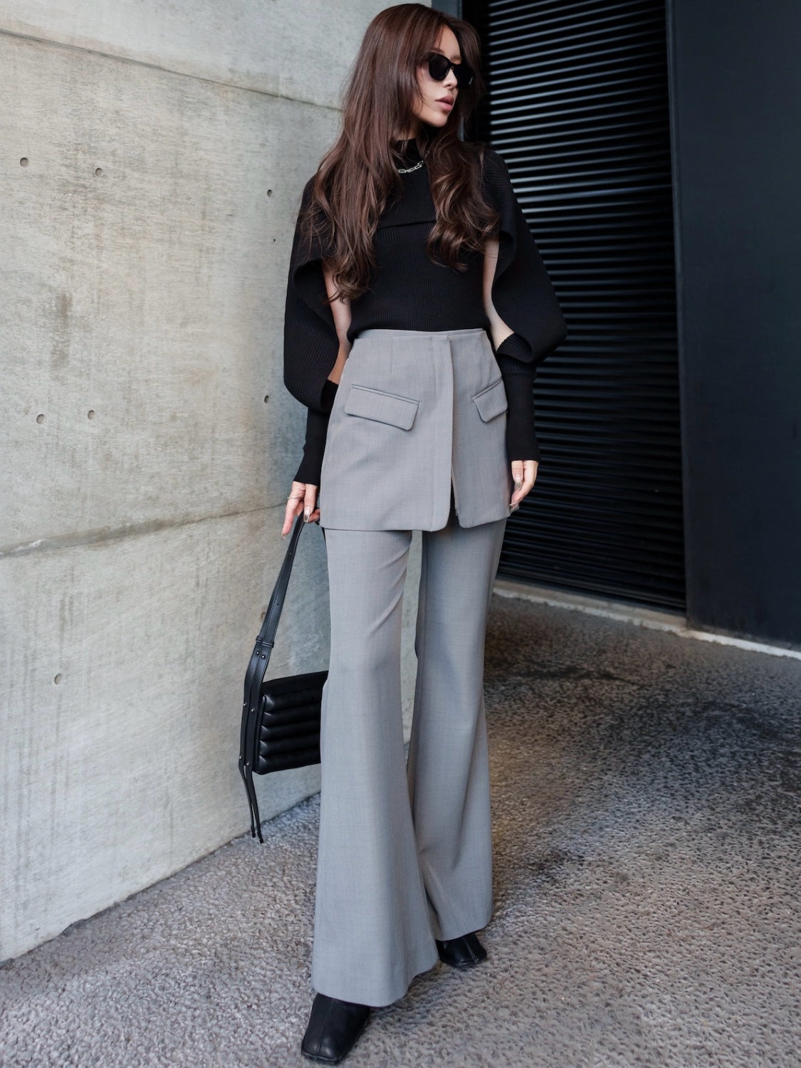 MODEL:159cm<br>COLOR:ブラック
