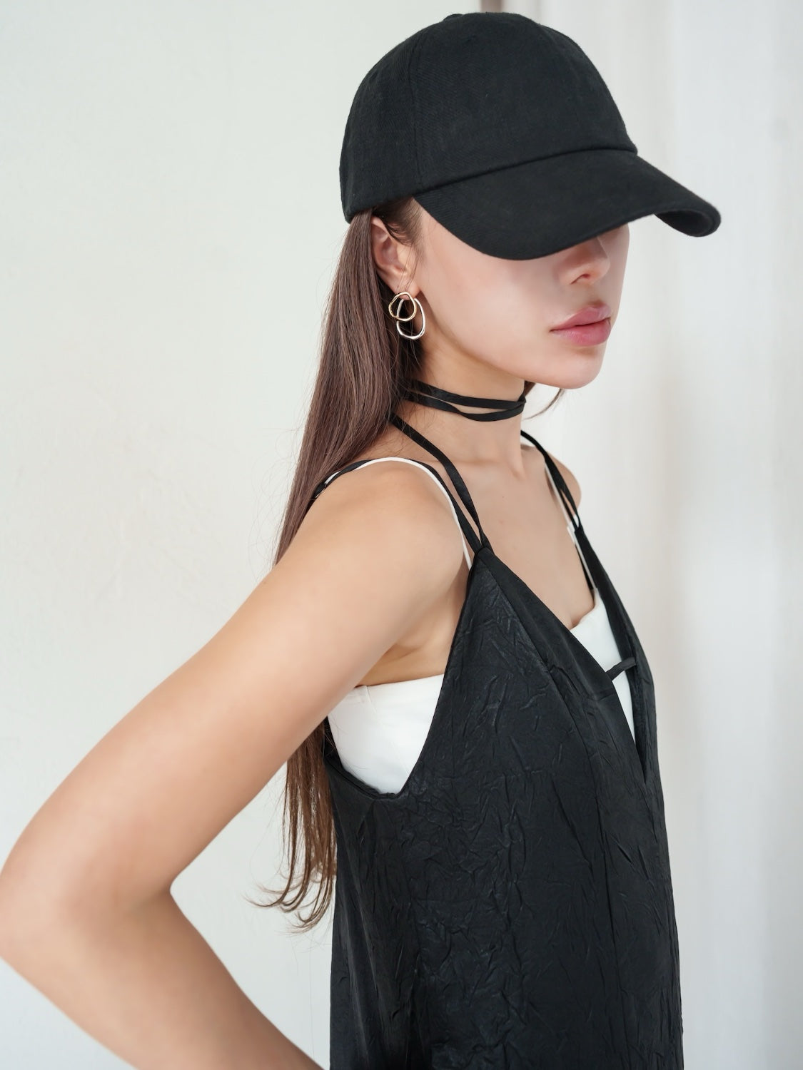 Glossy Washer Satin Romper