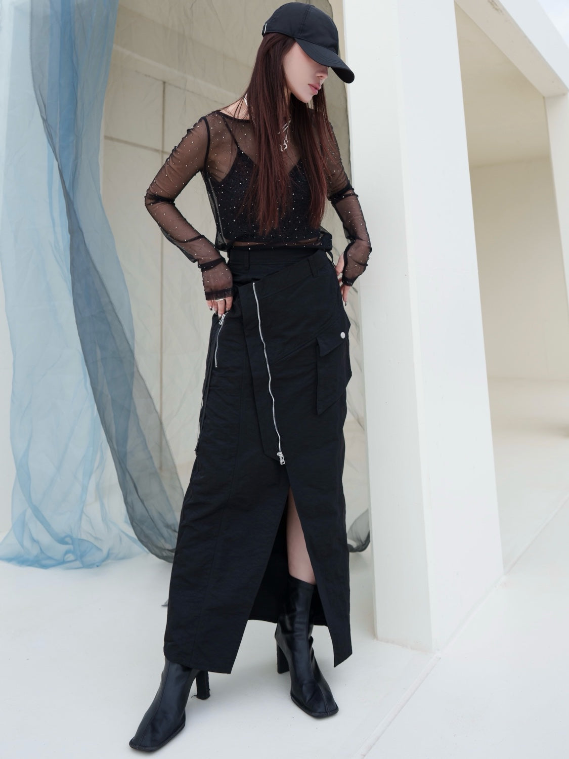 ストーン Sheer ロングスリーブ