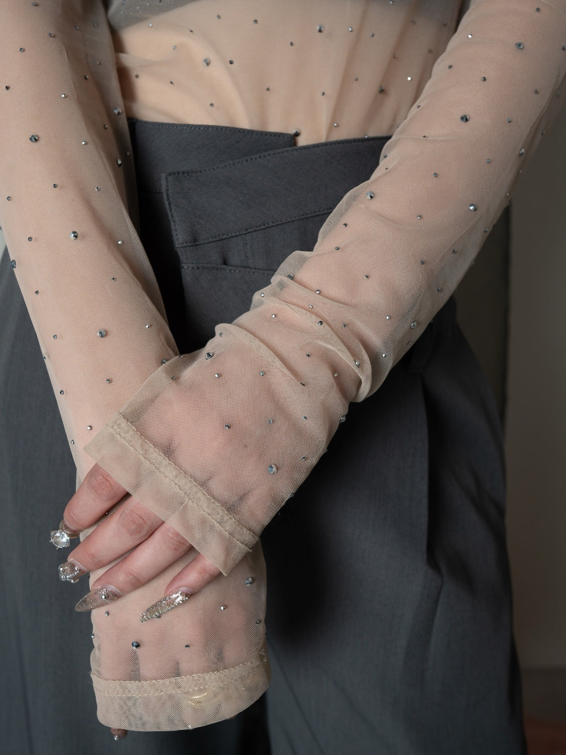 ストーン Sheer ロングスリーブ