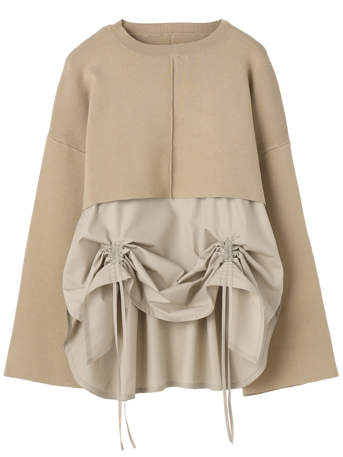 レイヤード KNIT & ブラウス セット