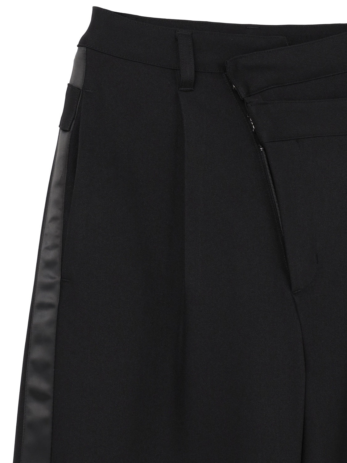 ダブル Waist ライン スラックス