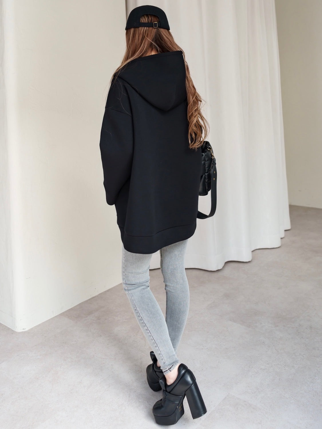 ボンディング Zip フーディー