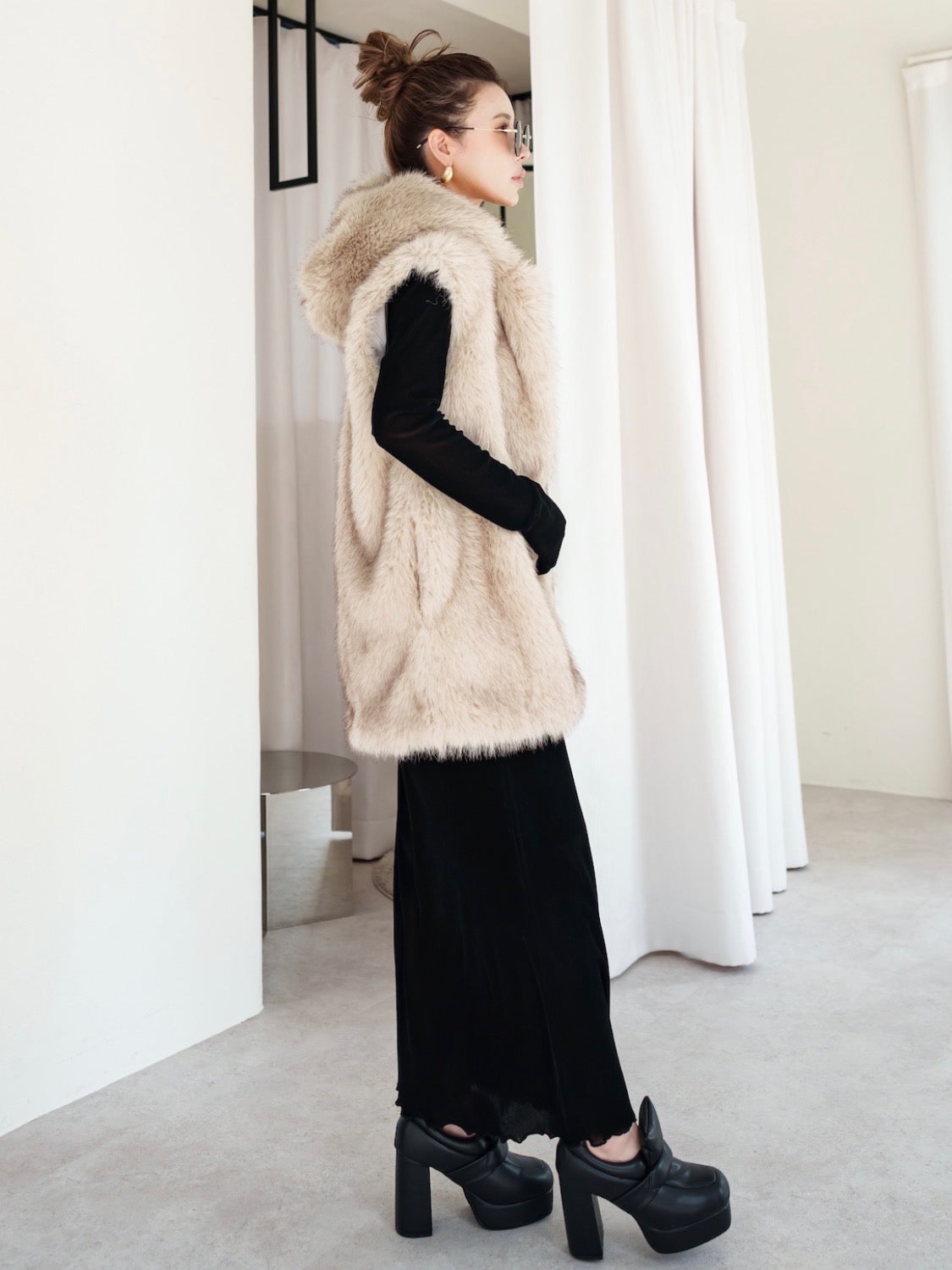 Padded High-heel Loafers