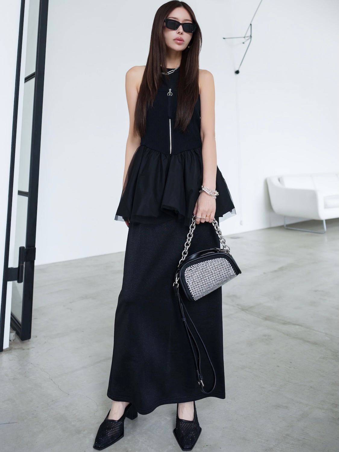 MODEL:159cm<br>COLOR:ブラック