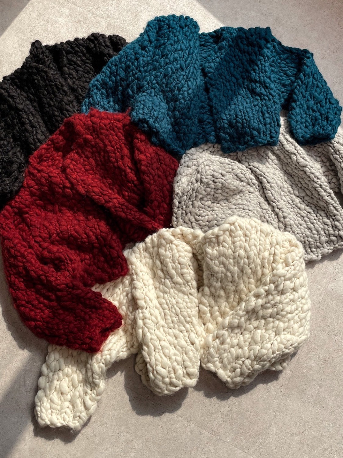ビッグスラブ クロップド Cardigan