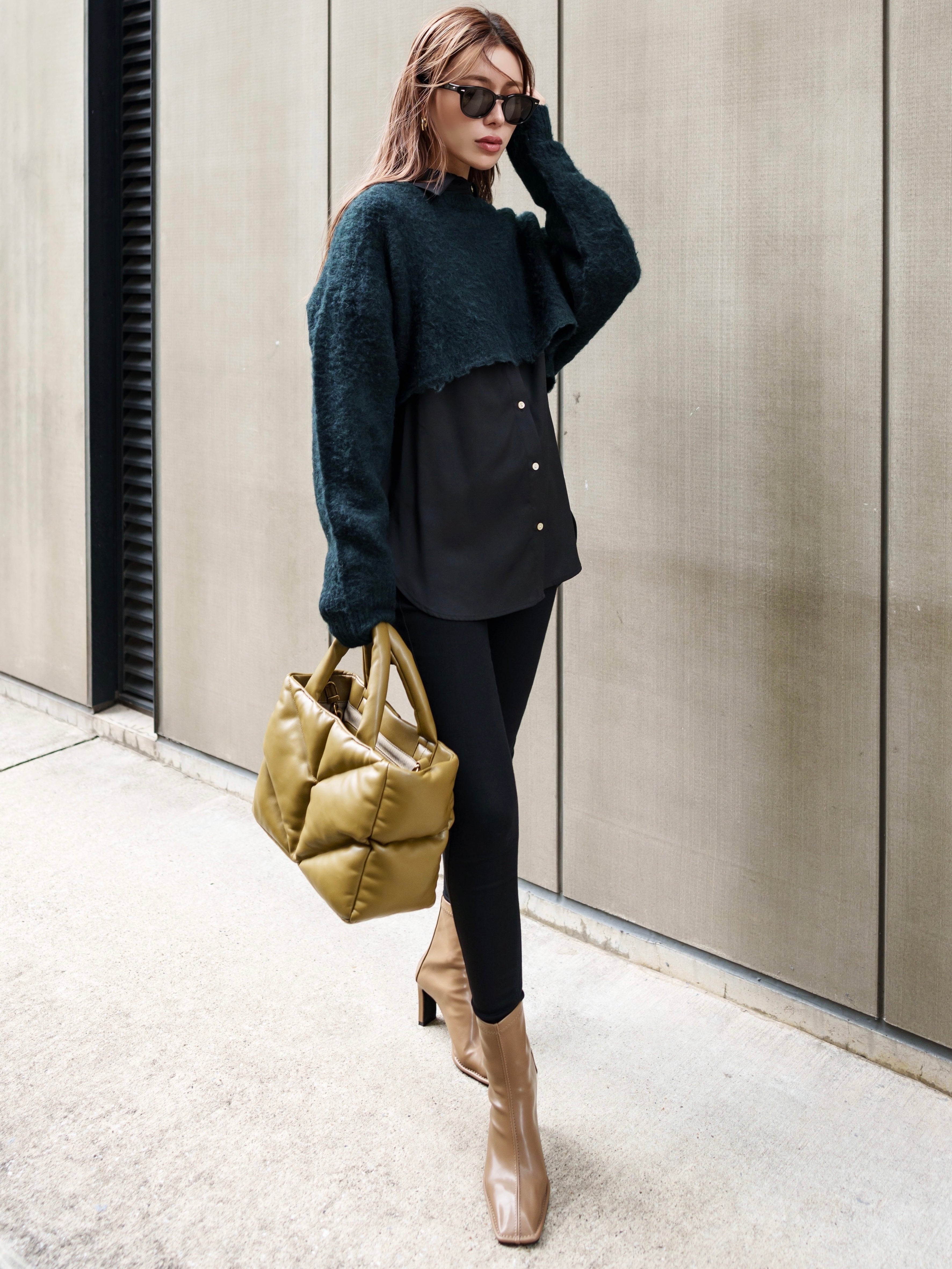 Small Quilted Leather Handbag