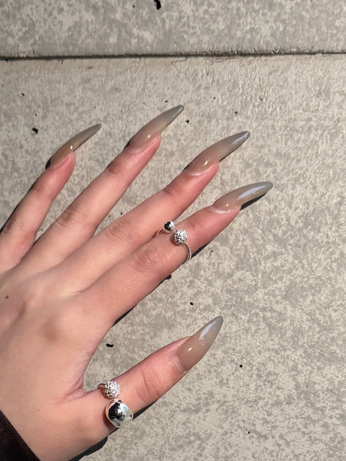 Twin ボール パヴェストーン Ring