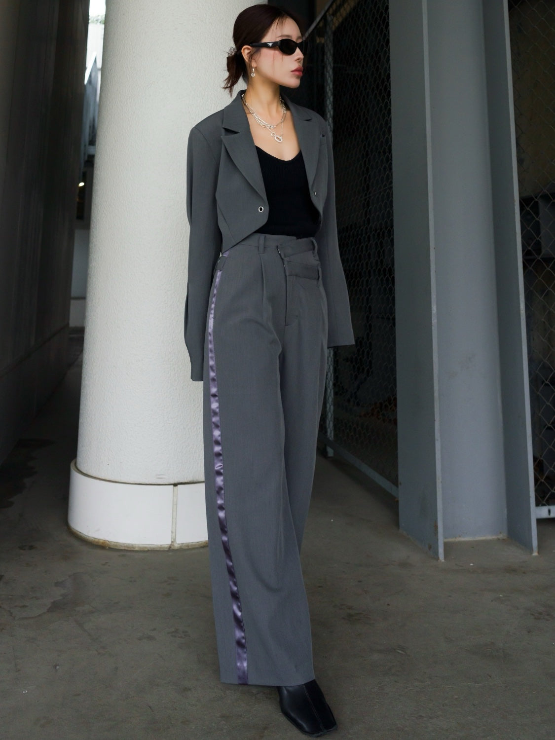 MODEL:159cm<br>
着用サイズ:0