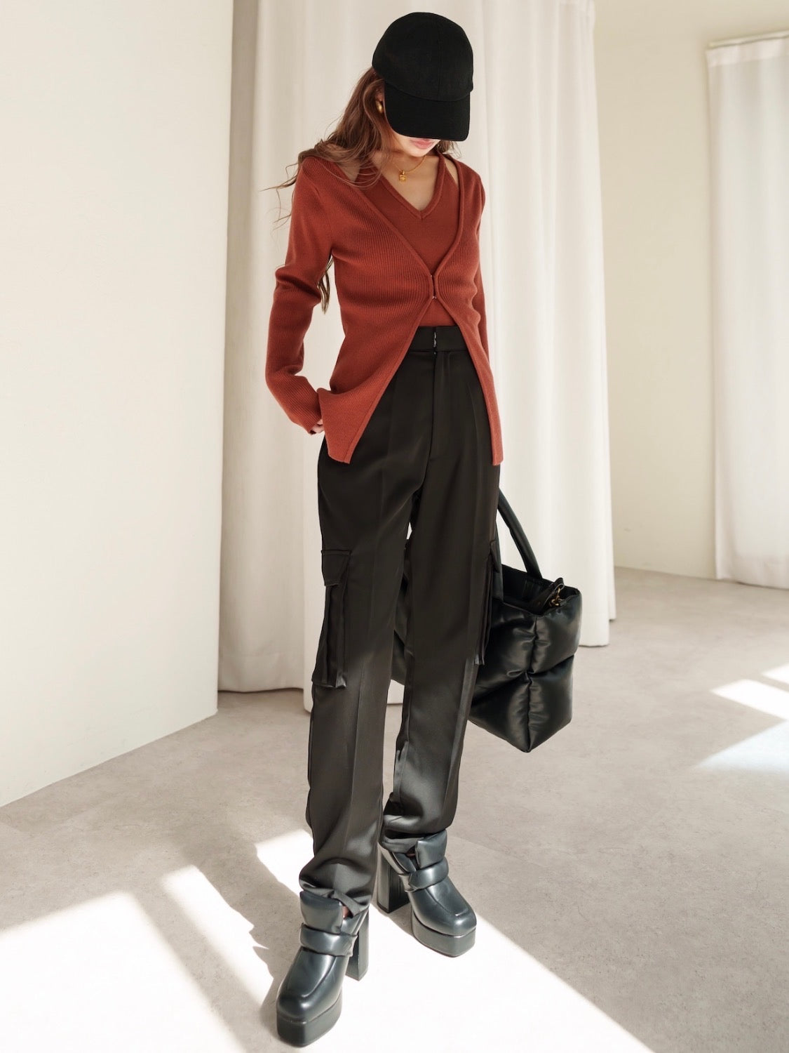 アンサンブル Knit トップス